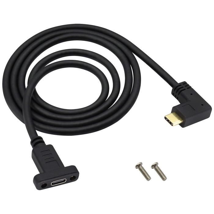 EasyULT USB 3.0 Adaptateurs[2-Pièces],90 Degrés à Angle Droit âle à