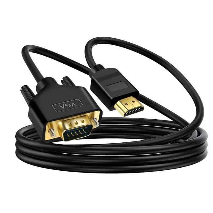 PremiumCord Convertisseur HDMI Vers VGA Avec Sortie Audio Et Câble