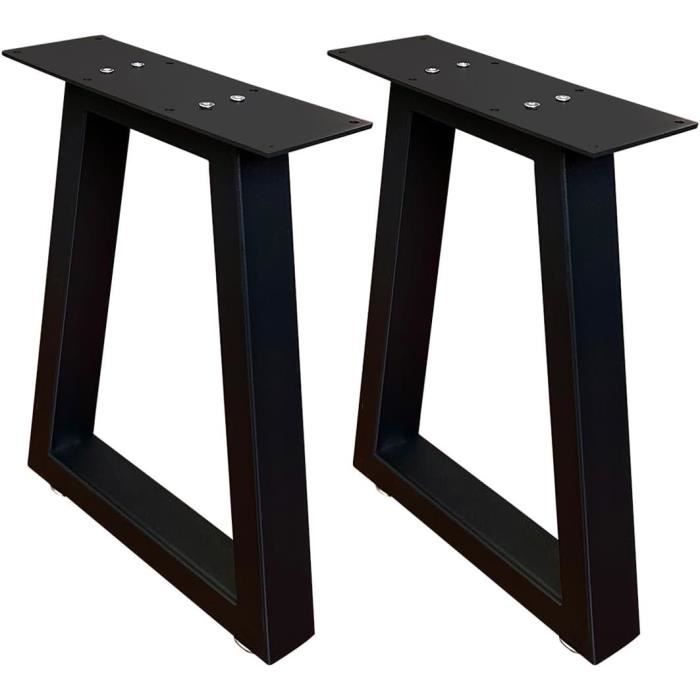 Lot 2 Pieds De Piédestal Base TV Universels - Support Table 32 à 55 Pouces, Charge 40kg Noir