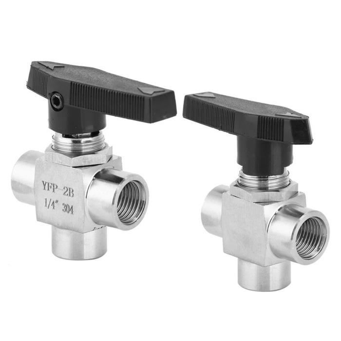 Vanue à Bille Plastique 3 Voies 10 Mm | Type Y, Pagode, Pour Oxygénation, Connexion Rapide
