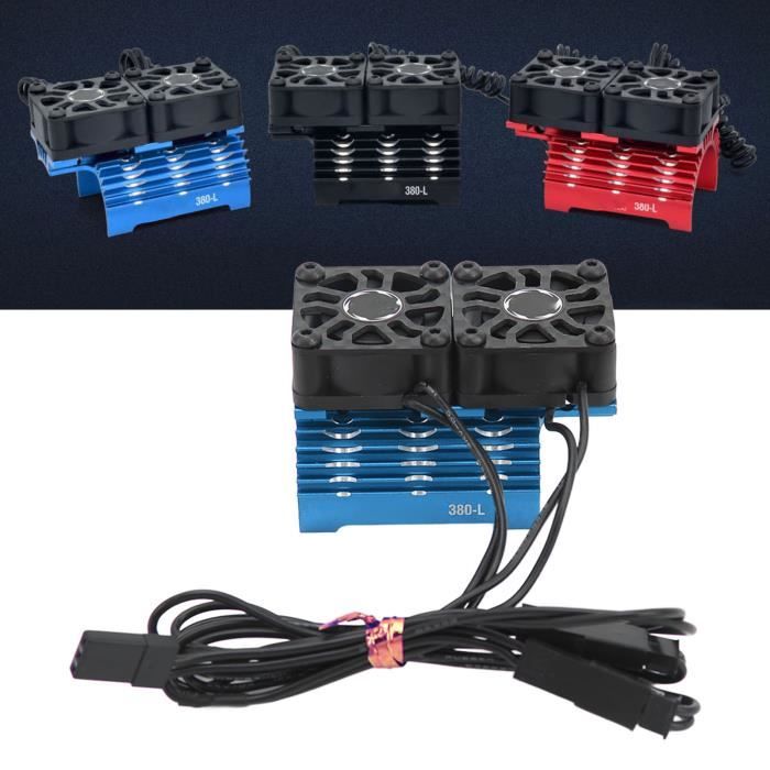 Keenso Radiateur De Moteur RC, Dissipateur De Chaleur En Alliage D'aluminium Accessoire De Modèle De Voiture RC Pour 4274 1515 1512 Moteur Sans Brosse 42mm(Bleu