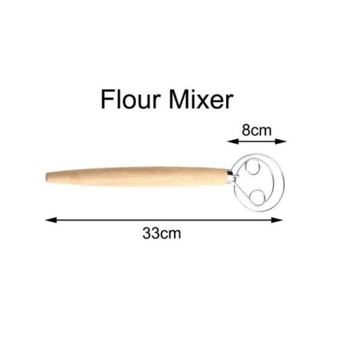 Kit De Démarrage Levain - Bocal En Verre 700 Ml Avec Couvercles (bois, Inox, Tissu), Accessoires Et Thermomètre