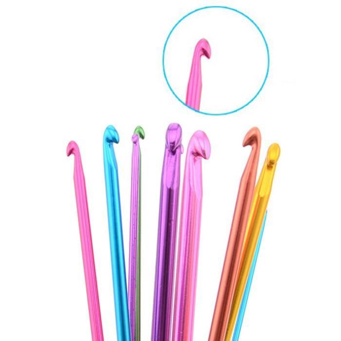 Lot De 6 Crochets à Tricoter Acier Inox 1,6mm – Marque Uxcell