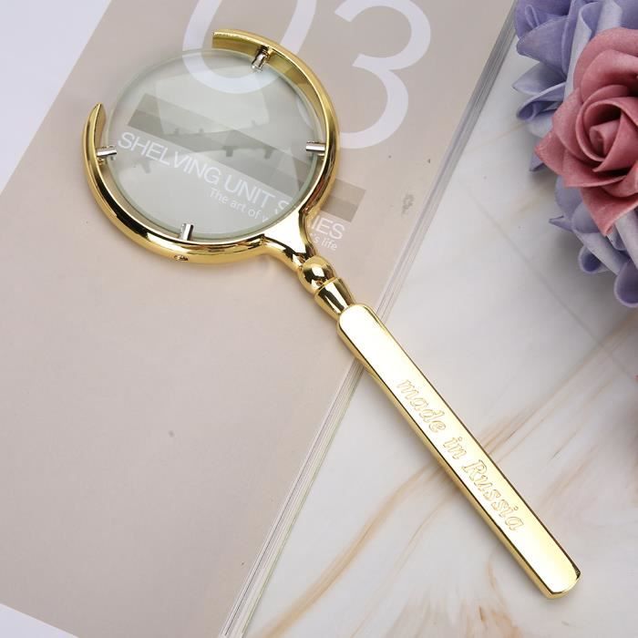 Zerodis Loupe portable Loupe 8x Loupe Grossissante Portable Loupe Portative de Lecture de Bijoux