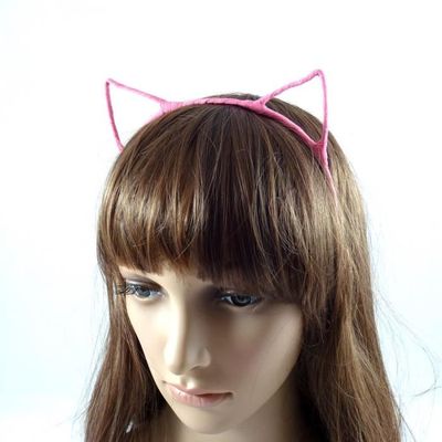Serre-Tête Oreille De Chat Bandeau Handband Noir + Collier Ras Du C En Velours Avec Cloche Cat Costume Kit Accessoires Chev Amz