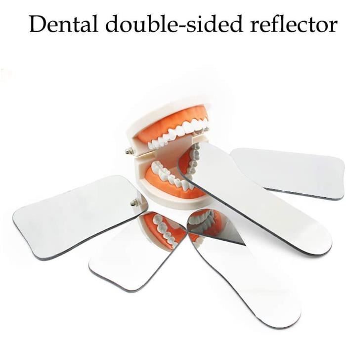 Agatige 5pcs miroirs de Photographie Dentaire, Miroir Intra-Oral à