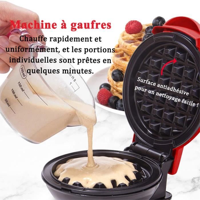 Gaufrier électrique multifunction Plaques,Facile à Retirer, Facile à