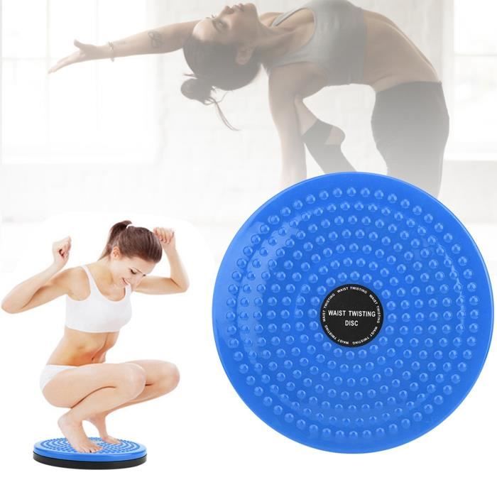 Disque De Torsion Fitness Mikinona – Plateforme Rotative Antidérapante 24,5 Cm Pour Perte De Poids, Abdos, Hanches, Cuisses, Rouge