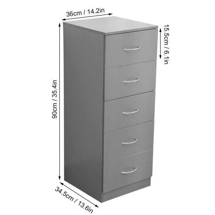 5pcs tiroir organisateur tiroir boîte de rangement pour chambre commode  salle de bain