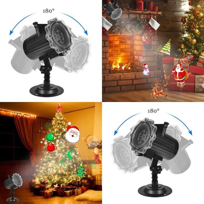 Lumière Décorative, Projecteur LED de fête, Noël / Nouvel An / Halloween  / Anniversaire
