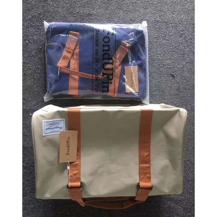 Sac de sport pour homme et femme avec compartiment à chaussures, poche