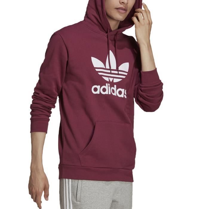 Sweat adidas store rouge bordeaux