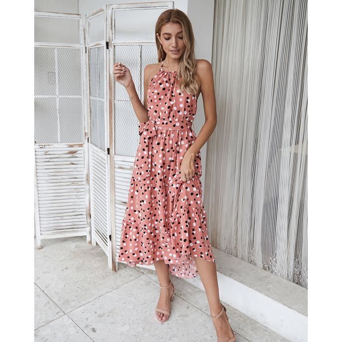 Robe longue online a pois h&m