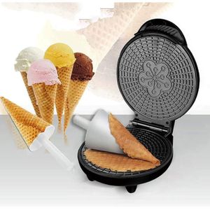 Gaufrier Électrique 1200W Pour Cornets De Glace Fins – Revêtement Antiadhésif + Cône Inclus, Facile à Utiliser