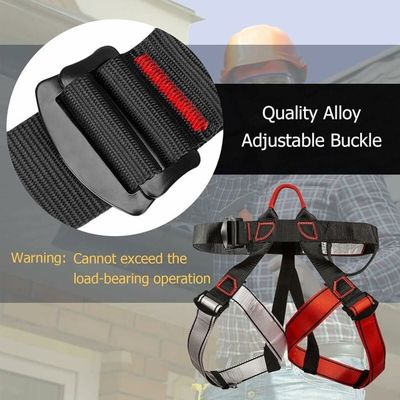 Harnais D’Escalade Réglable En Polyester – Ceinture Anti-Chute Pour Alpinisme, Travail En Hauteur, Poids Max 125 Kg