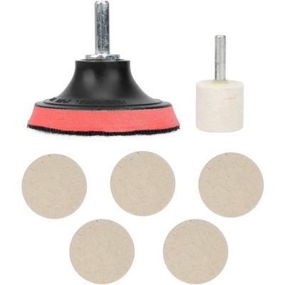 Kit Polissage Verre 34 Pièces - Poudre Cérium 230g, Tampons Polissage, Papier Abrasif