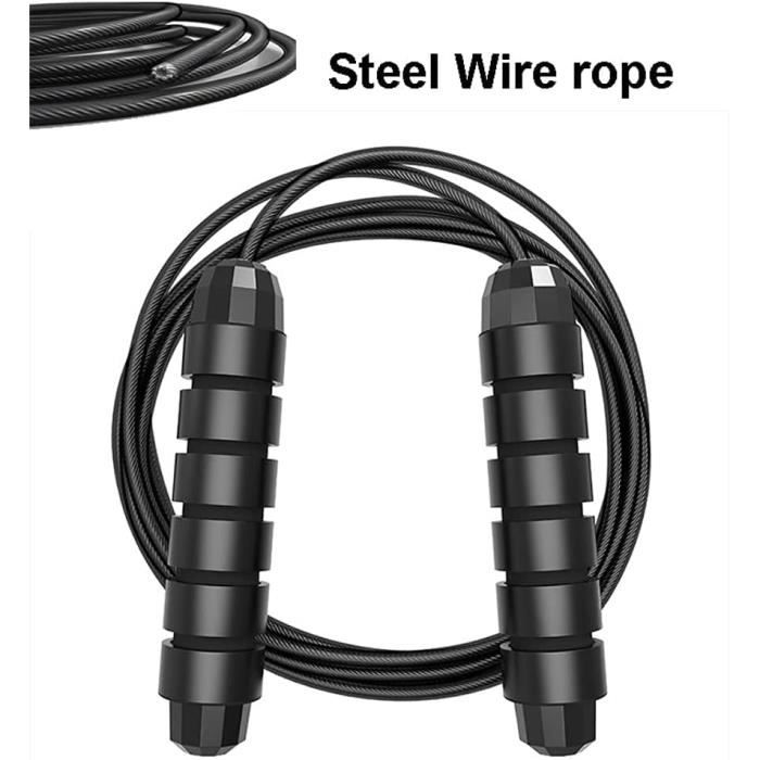 Corde à sauter professionnelle Speed Rope avec roulements à billes et ...