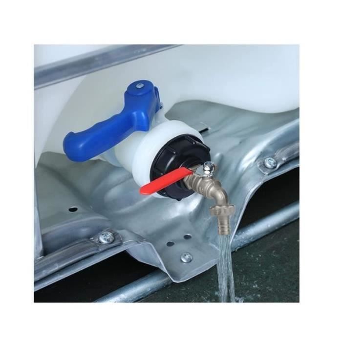 Bec De Vidange IBC 1000L Avec Ecrou - Buse De Réservoir D'Eau