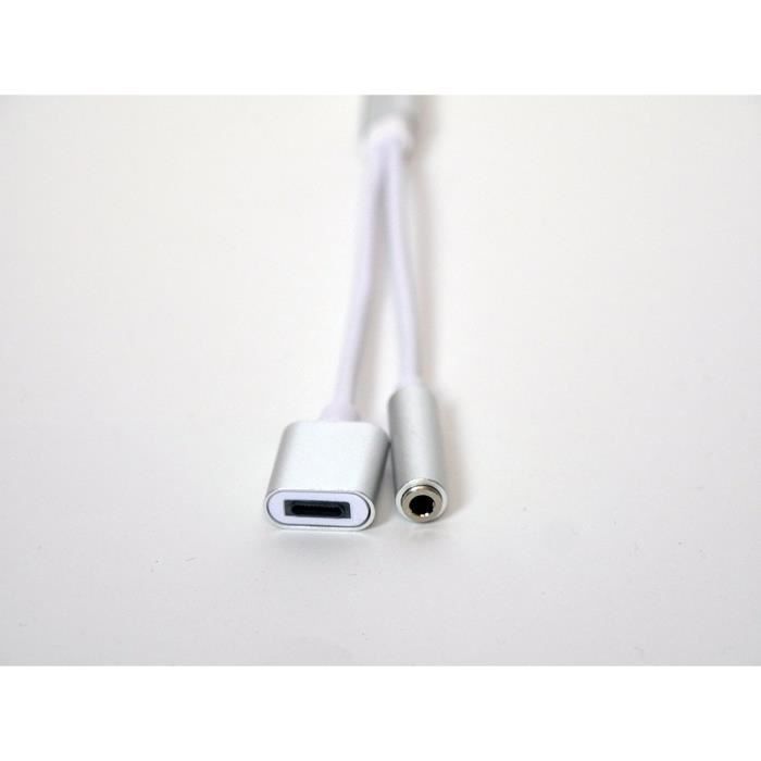 VSHOP® Câble auxiliaire de voiture pour iPhone 7, iPhone8, iPhone X  Lightning vers jack audio 3,5 - Cdiscount Informatique