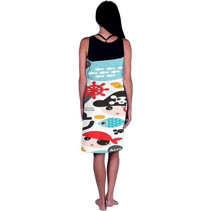 Grande Serviette De Bain 80x130cm NYIXIA Microfibre Rock And Roll - Serviette Plage Léger Et Absorbante