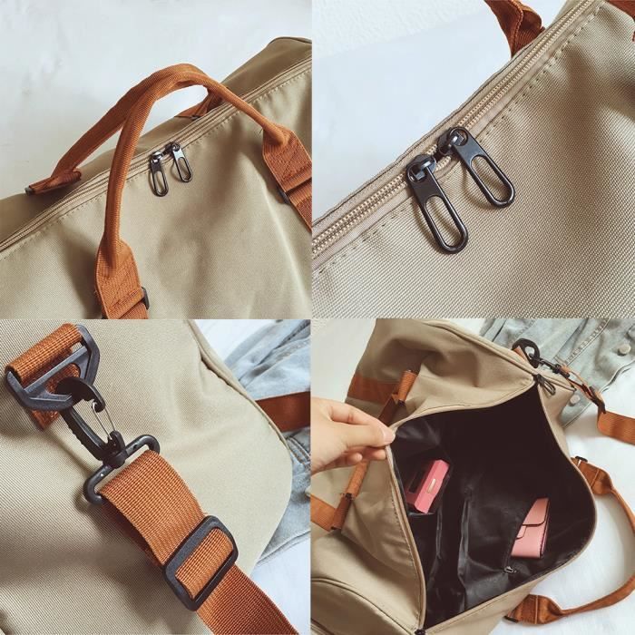 Kono Sac de Voyage Cabine Ryanair 40x30x20, Sac de Voyage Femme Imperméable & Pliable