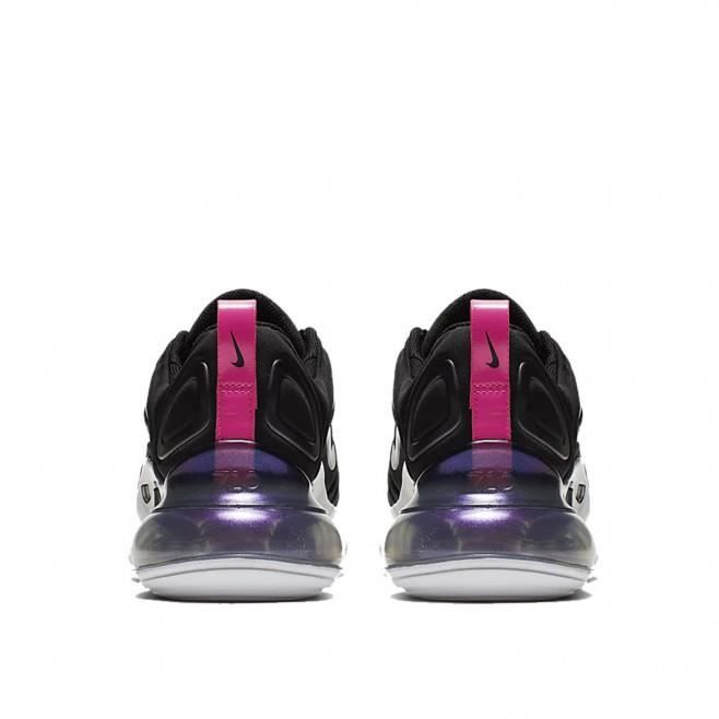 Basket Nike AIR MAX 720 SE Femme Noir NIKE Textile Plat Lacets Noir Cdiscount Chaussures