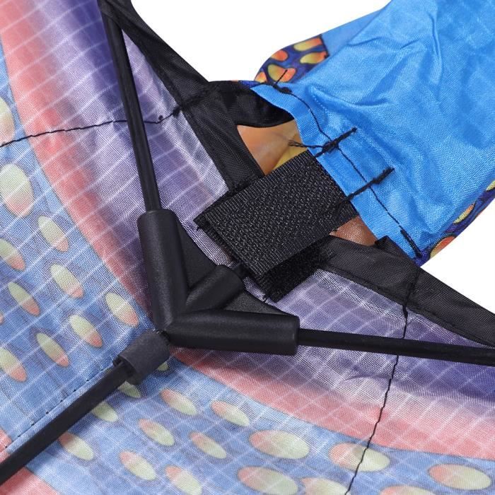 Daweglop Cerf-volant Longue Traîne – Coloré, 90x50 Cm, Corde 50 M, Facile à Faire Voler, Pour Enfants Dès 6 Ans, Activité Plein Air, Sac De Transport