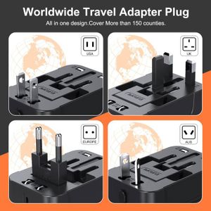 Chargeur De Voyage Universel One For All – Sans Boîte – Adaptateurs Électriques