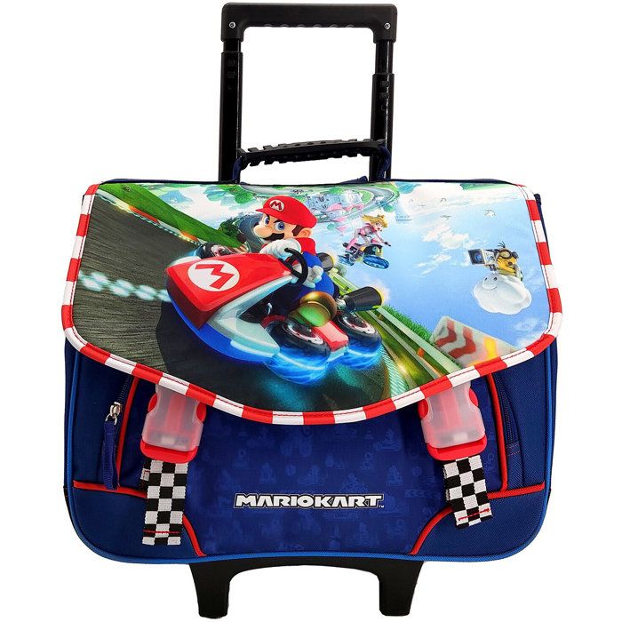 Cartable à roulettes 41 cm Super Mario Cdiscount Bagagerie