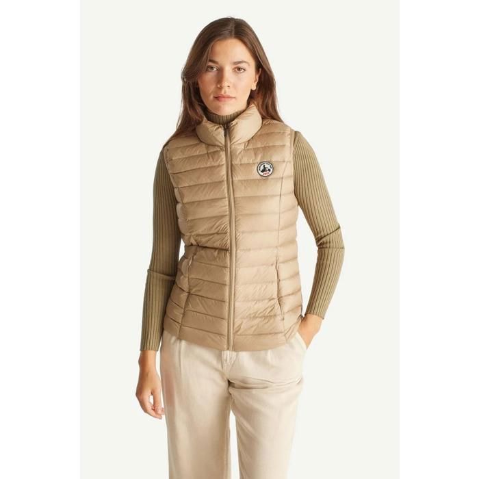 Rose Pale Doudoune Jott Sans Manche Femme Solde Doudoune Jott