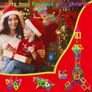 Jeu De Construction Magnétique 38 Pièces Pour Enfants 3-6 Ans - Cadeau Créatif Fille/Garçon