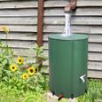 Écupérateur d'eau Pluviale Pliable avec Filtre en Filet-Baril de Pluie Réservoir de Pluie Pratique Pliable-380L-70 x 98 cm-0
