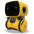 Intelligent Robot Enfants Jouets Robot Interactif Robot Jouet Educatif Cadeaux pour Garçon Fille (Jaune) A61-0