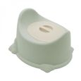 Pot de toilette pour bébé avec couvercle et poignée de transport - Vert - Monsieur Bébé-0