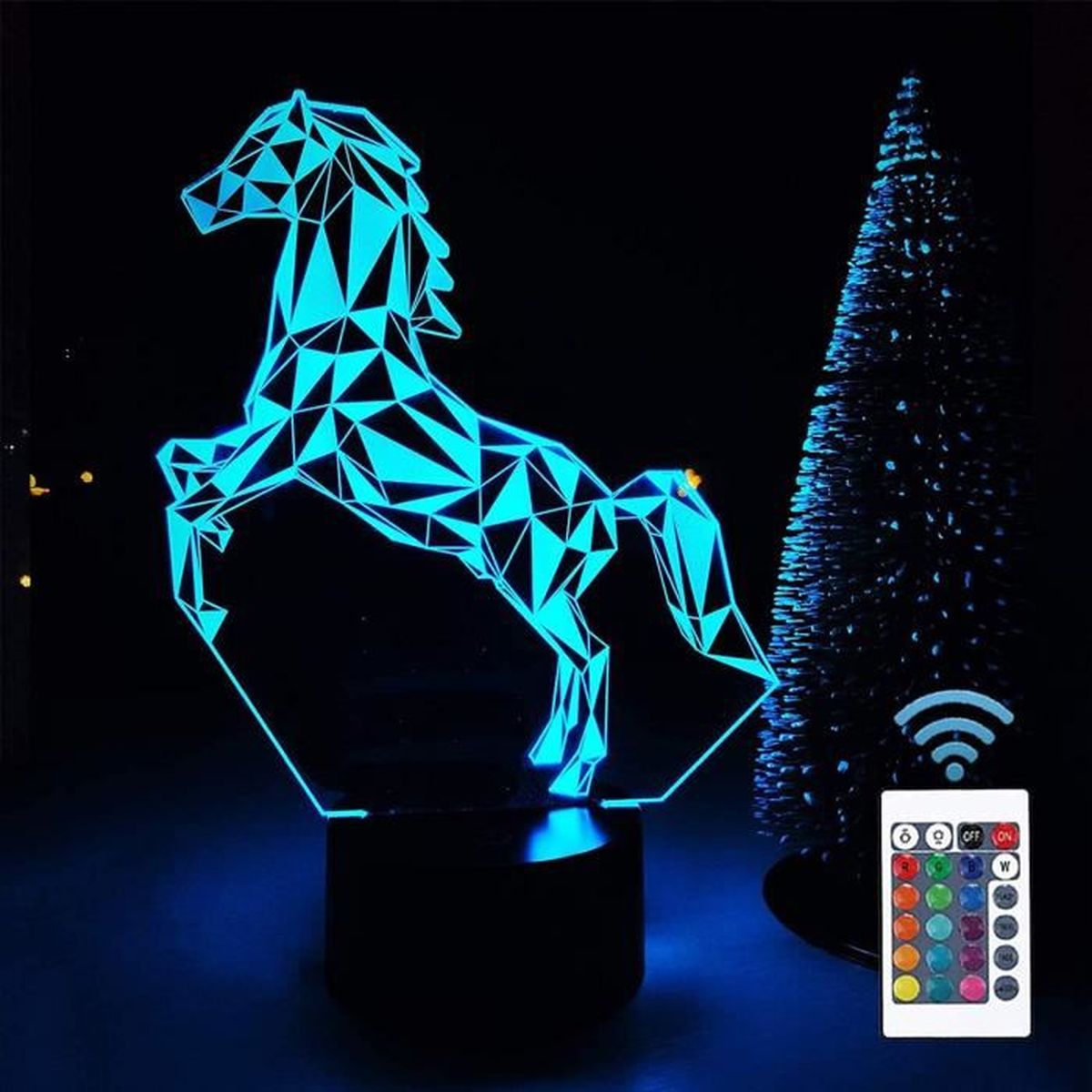 Fullosun Lampe De Chevet 3d Avec Telecommande Et 16 Couleurs Changeantes Pour Halloween Cadeau Danniversaire Pour Enfant Bebe Garcon Eclairage Pour Enfants Luminaires Eclairage Atahari Com