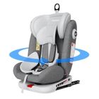 FOURWARD Siège Auto Bébé 360° Pivotant ISOFIX R129 i-Size (0-12 ans | 0-36 kg | 40-150cm) Groupe 0+1/2/3 - Beige + Gris clair