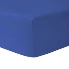 Drap Housse 180 x 200 cm - BLEU OCEAN 100% coton 57 fils / cm - HOMEROKK