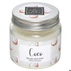 LE COMPTOIR DE LA BOUGIE Bougie Parfumée en Verre 'Bocal' 65g Coco Blanc - PARIS PRIX - Lumières et parfum d'ambiance