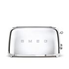 Grille-pain SMEG 4 tranches Chromé - TSF02SSEU - 6 niveaux de brunissement - 3 programmes préréglés