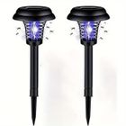 WATERPULSE 2Pcs Lampe anti moustique de jardin solaire extérieur rechargeable camping piège étanche éclairage décoration lumière puissante
