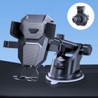 YULINLAND Support Telephone Voiture, Porte Téléphone Portable avec Clip et Ventouse, Rotation 360°, pour Tableau de Bord & Pare-Brise & Sortie