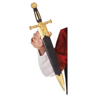 Épée glaive avec fourreau - FIESTAS GUIRCA - 52 cm - Or/Noir - Accessoire de déguisement