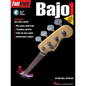 PARTITION FastTrack - Bajo 1 (ESP), Recueil + CD pour Guitare basse en Espagnol édité par Hal Leonard Europe référencé : HL00695596