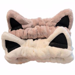 Bandeaux Oreilles De Chat Pour Soins Visage - Lot De 2 En Polaire Douce, élastiques Et Lavables