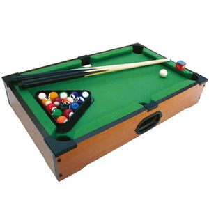 Toyrific Power Play 27/" Table Top Piscine Jeu avec queues de billard boules /& Craie NEUF