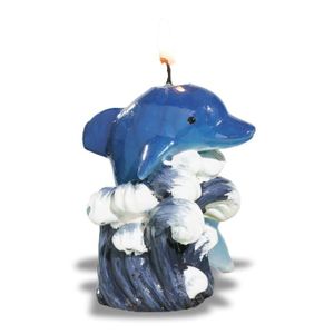 bougie dauphin 7//6//4 cm b