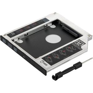 Adaptateur Baie 5.25" Pour 2 SSD/HDD 2.5" Ou 1 HDD 3.5" - Montage Disques Durs Sécurisé