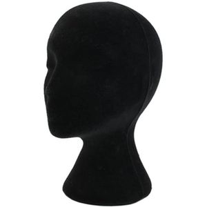TÊTE DE MANNEQUIN Porte perruques Tête de mannequin femme en mousse de polystyrène avec Support pour perruque-lunettes-chapeau 443231