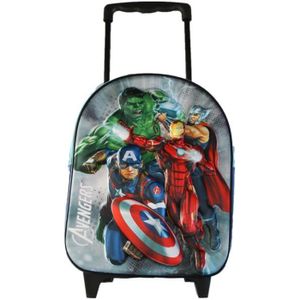 Cartable a roulette avengers Cdiscount
