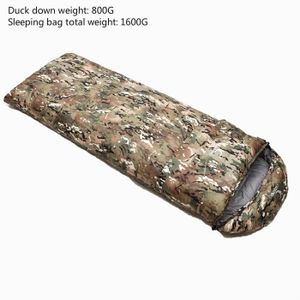 SAC DE COUCHAGE Duck Down 800G9 - Sac de couchage en duvet de canard blanc pour adultes, pour l'extérieur, garder au chaud, C
